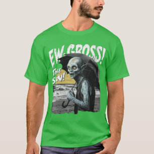 Damen Summerween Zombie Ekelhaft Die Sonne Vampir  T-Shirt