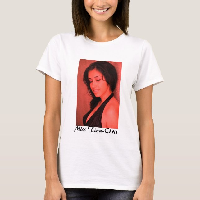 Damen-T-Shirt - Fräulein Tina Chris T-Shirt (Vorderseite)