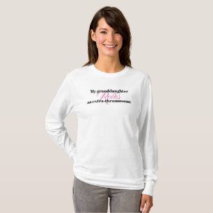 Damen-T-Shirt "meine Enkelin schaukelt Extrakosten T-Shirt