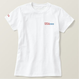 Damen T-Shirt USA 