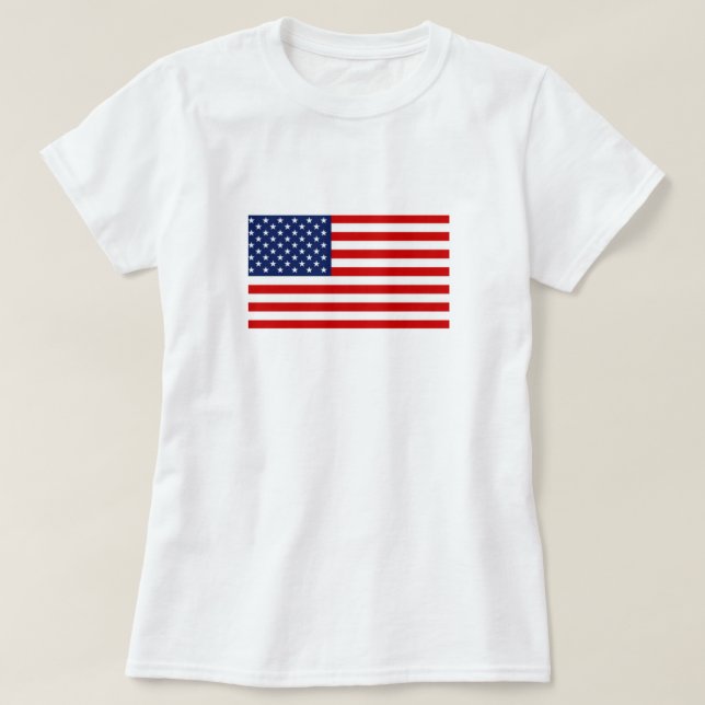 Damen T-Shirt USA (Design vorne)