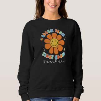 Damen-Team Erster Klasse Lehrer Groovy Lehrer A Sweatshirt