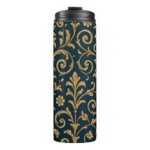 Damen-Thermal-Tumbler mit Allover-Druck – Stylisch
