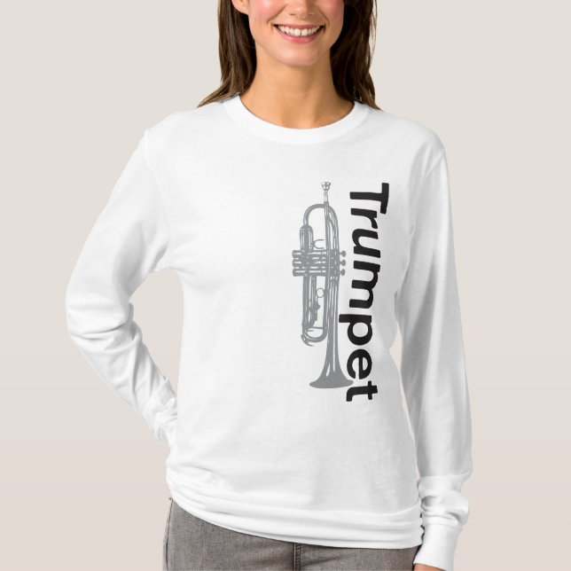Damen-Trompete Hoody (angepasst) (Vorderseite)