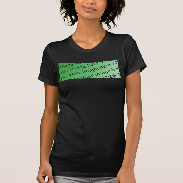 Damen Twofer bloß (angepasst) T-Shirt (Vorderseite)