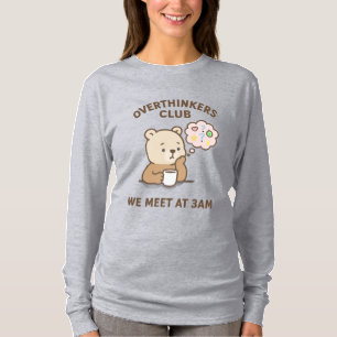 Damen-Überdenker-T-Shirt 3-Uhr-nachts-Gedanken-C T-Shirt