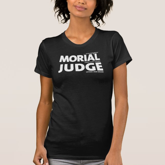 Damen überlagerten t-Weiß T-Shirt (Vorderseite)