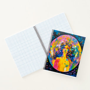 Damen und Musik Notizbuch