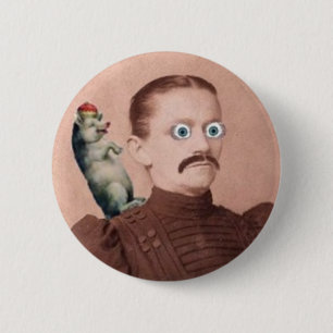 Damen-und Schwein-Knopf Button