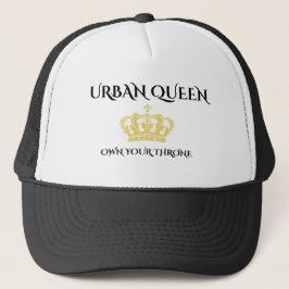 DAMEN URBAN STAND TALL ROSA WEISS NYLON TRUCKER TRUCKERKAPPE