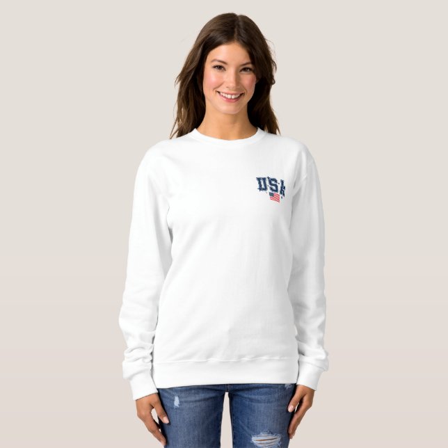 Damen-USA-Sweatshirt Sweatshirt (Vorne ganz)
