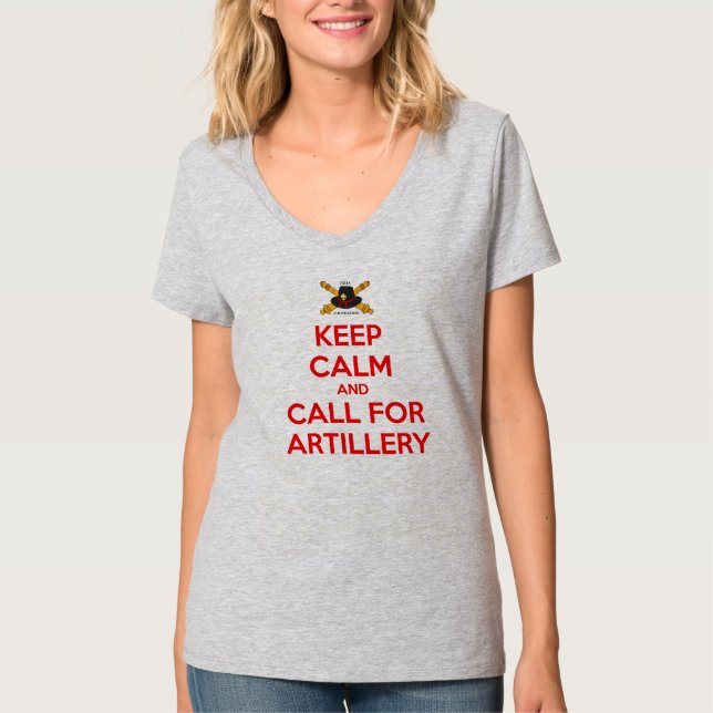 Damen V-Hals behalten ruhiges gedenkwürdiges Logo T-Shirt (Vorderseite)