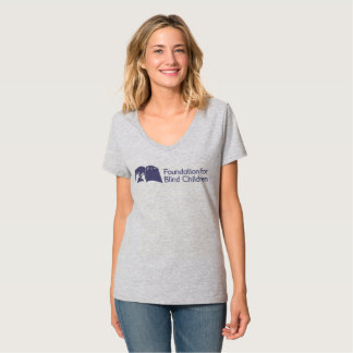 Damen Vhals T-Stück T-Shirt