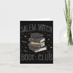 Damen Vintage Salem Buchclub Schwarze Katze Buchli Karte