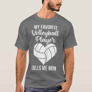 Damen-Volleyball-Team Zitat für eine Mama eines Vo T-Shirt