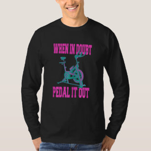 Damen Wenn Zweifel Radfahren Fitness Gymco Sp T-Shirt