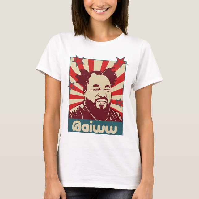 DamenAi Weiwei @aiww Twitter-T - Shirt (Vorderseite)