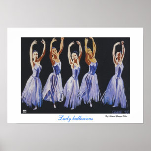 Damenballerinen Poster
