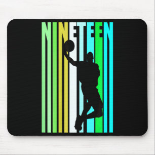 Damenbasketball 19. Geburtstag Junge Männer Vater Mousepad