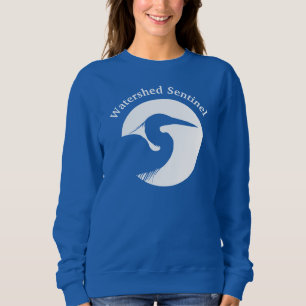 Damenblaues Sweatshirt