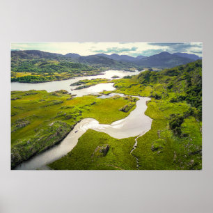 Damenblick Killarney Poster Kerry Irland