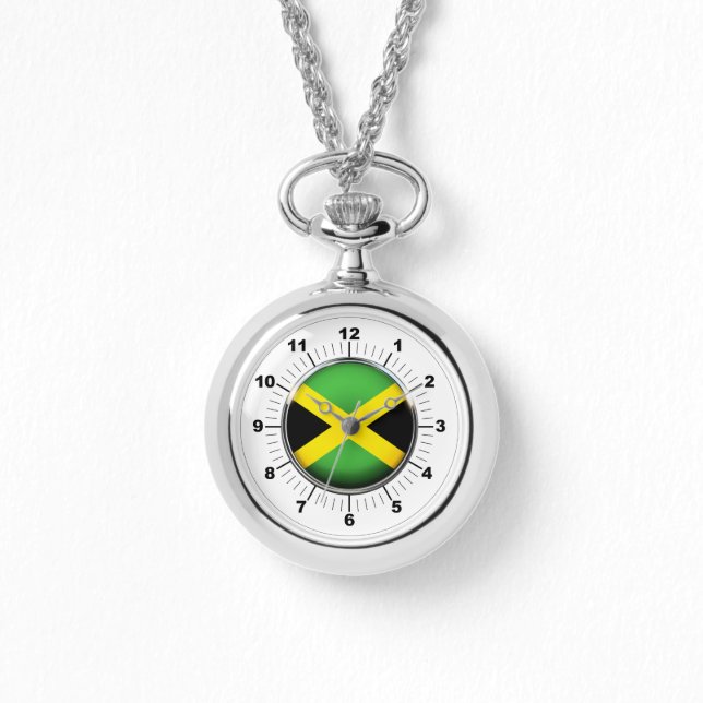 Damenflagge Wraparound Silver Watch Armbanduhr (Vorderseite)