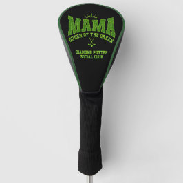 DamengolfMAMA-KÖNIGIN DER GRÜNEN MASSGESCHNITT Golf Headcover