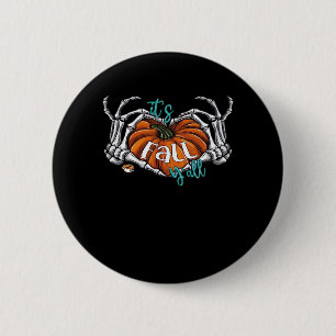 Damenit's Fall Y’all Pumpkin Gnome Autumn Tree He Button