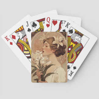 Damenkarte Spielkarten