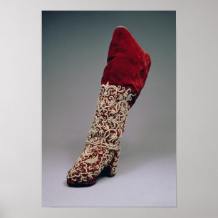 Damenschuh, 1650-1700 poster