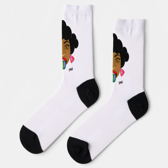 Damensocken Socken (Linkes Detail)