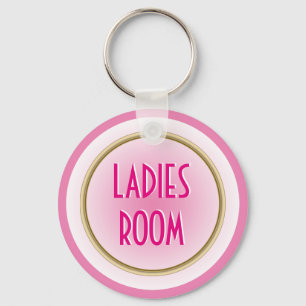 Damentoilette-Rosa Schlüsselanhänger