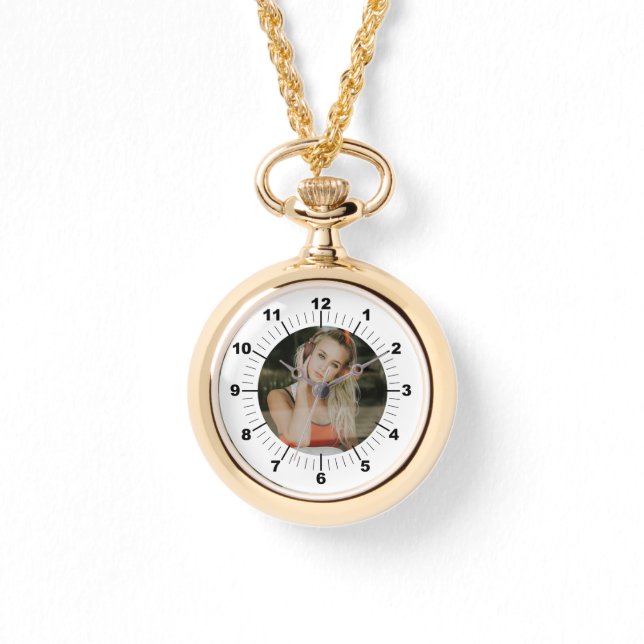 Damenuhr - Personalisiert - Goldrausch Armbanduhr (Vorderseite)