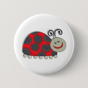 Damenwanze scherzt Button