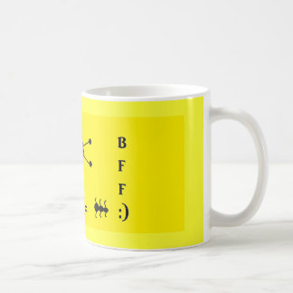 Damenwanze und -ameise kaffeetasse