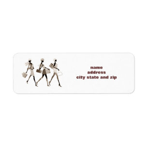DAMES DAES DAING SORT ÉTIQUETTES DE ADRESSE COMMER