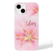 Dames/Filles Pink Lily iPhone / cadeau coque ipad
