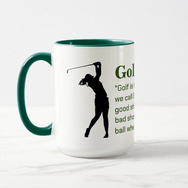 Dames Golf Mug (Gauche)