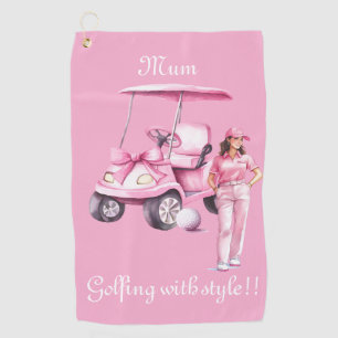 Dames personnalisées Golf Style serviette de golf