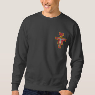 Damiano-Kreuz Besticktes Sweatshirt