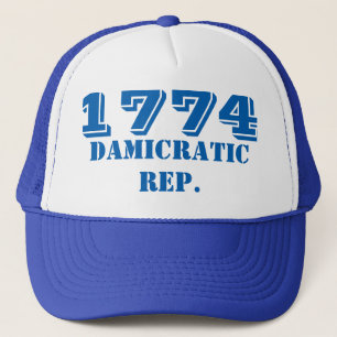 Damicratic Republik-Fernlastfahrerhut 1774 Truckerkappe
