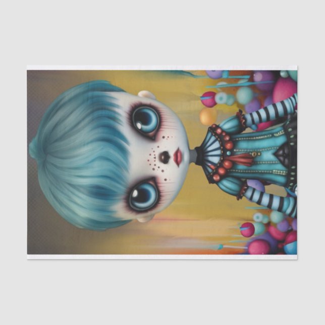 Damien, Creepy Doll, Bruder von Agatha Seidenpapier (Vorderseite)