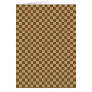 Damier classique Brown par Shirley Taylor