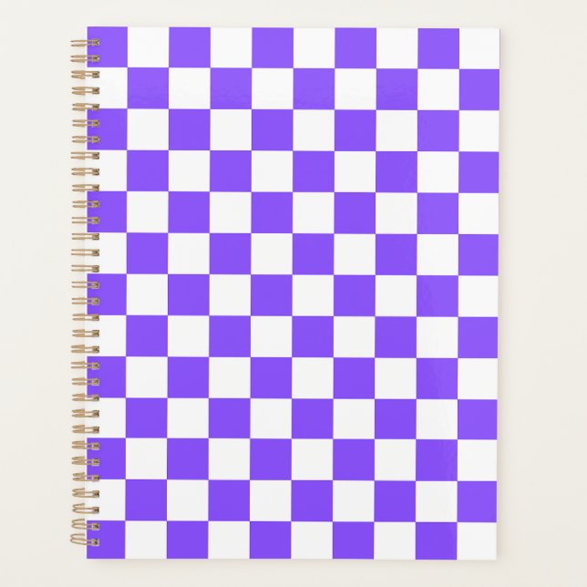 Damier violet classique visuel  (Devant)