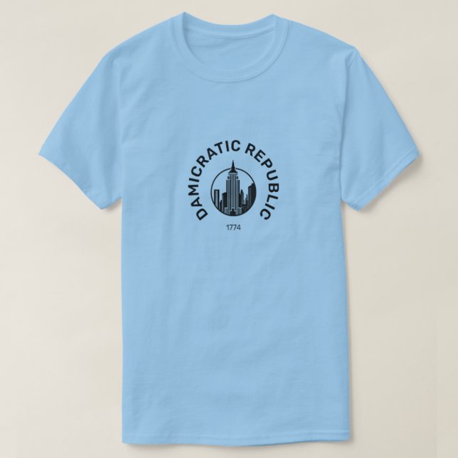 Damikratischer T - Shirt (Design vorne)