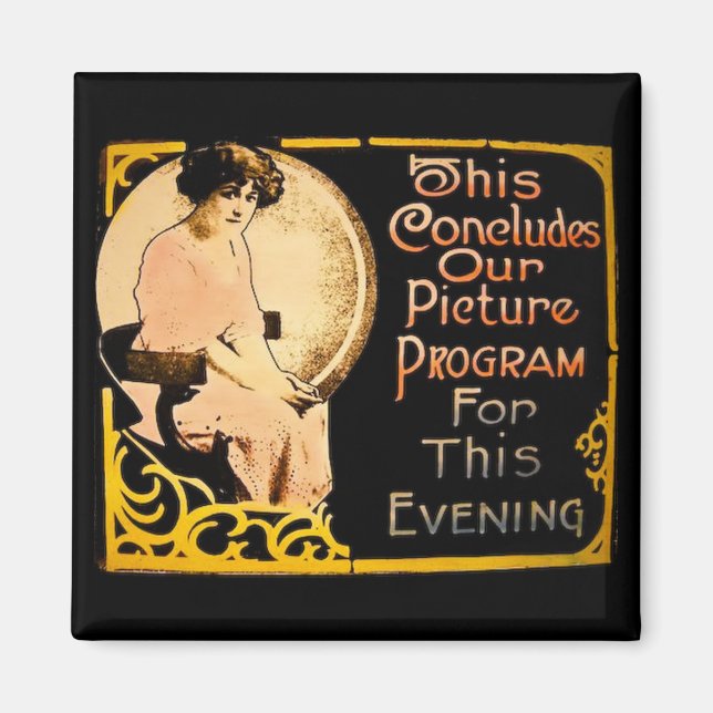 Damit schließen wir unser Bildprogramm ab - Vintag Magnet (Vorne)