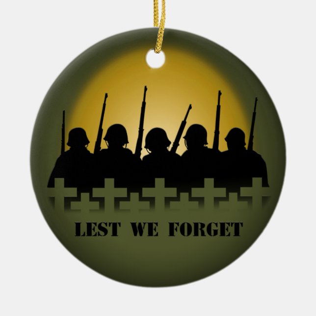Damit wir nicht vergessen, Ornament Personalisiert (Vorne)