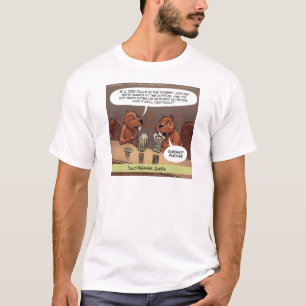 Dämliche Biber Witze Lustiger Cartoon T-Shirt