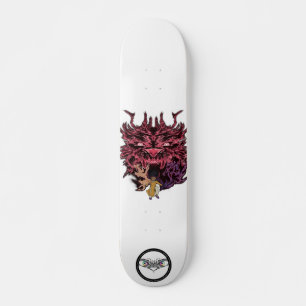 Dämmerung Afro Tia Dämon strahlende rote Augen Skateboard