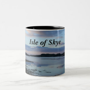 Dämmerung bei Dunvegan Zweifarbige Tasse